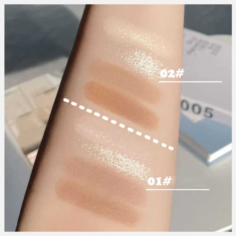 Multifunctional Bronzer Contour Highlighter Shading Powder Palette Nude Natural Nose Shadow Makeup Matte Brighten Blush Cosmetic XJ250618