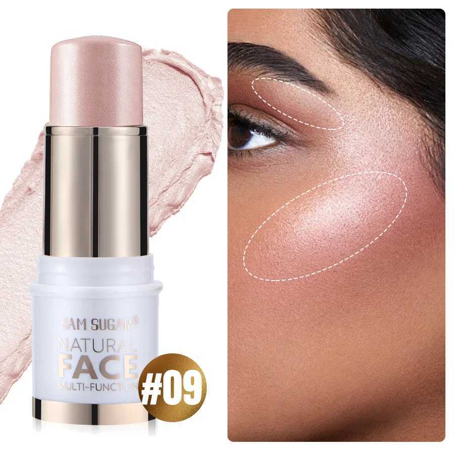 SAM SUGAR Highlighter Stick Brightening Skin Tone Contouring Natural Stereo Concealer Blush Multi-Purpose Stick 3pcs XJ250618