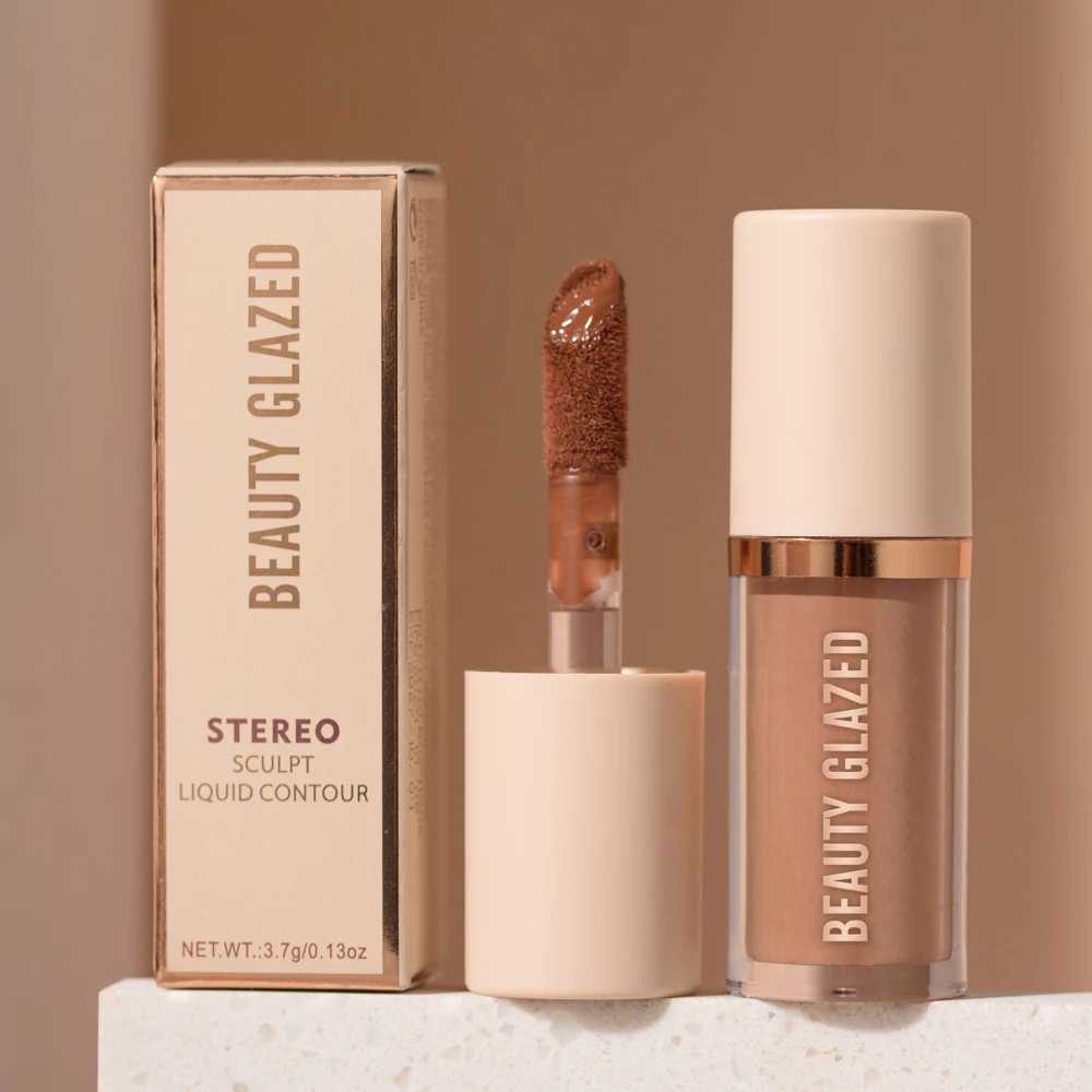 2025 Beauty Glazed 2 Color Liquid Contouring To Enhance The Facial Contour Waterproof Matte V-face Shaping Contour Face Makeup XJ250618