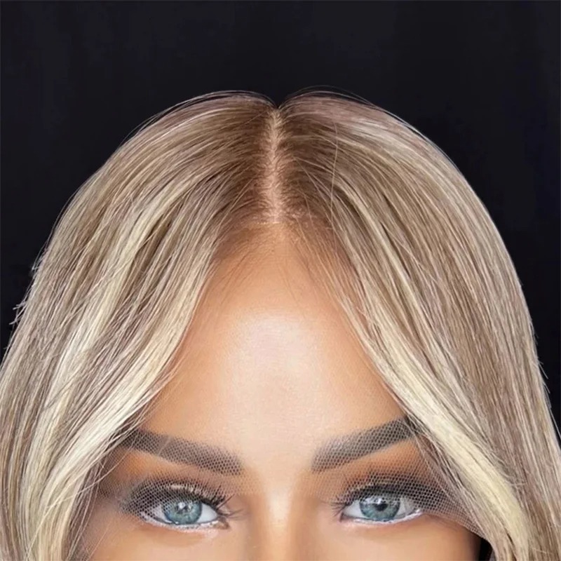 613 Lace Front Wig Human Hair 13x4 Blonde Human Hair Wigs 250% Density Body Wave Lace Front Wigs Human Hair Pre Plucked 26 Inch Synthetic