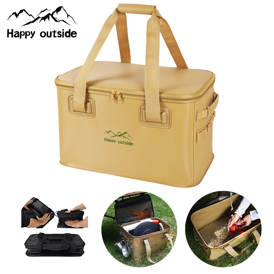 35L Large Capacity Foldable Storage Backpack, Portable Travel Organizer, Lightweight Hiking Bag, Picnic Tote, Waterproof, Ideal for Home, Outdoor Trav