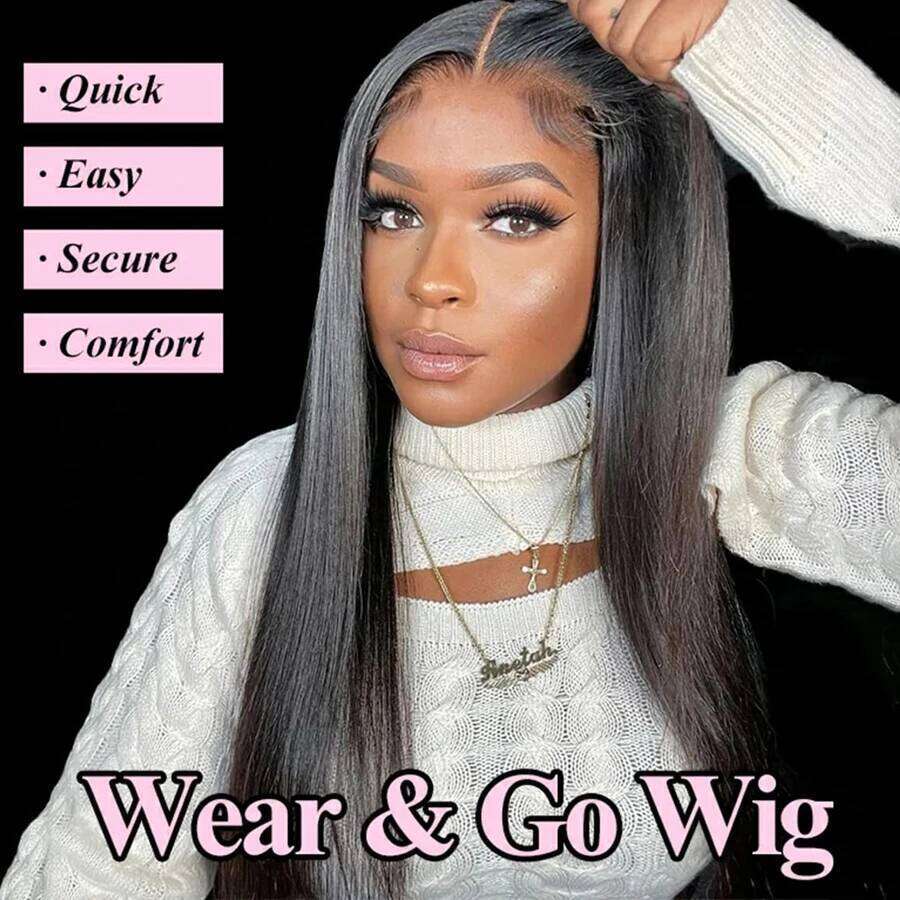 Glueless Bone Straight 6x4 9x6 7x5 Closure Wigs For Women Cheap Brazilian 5X5 Lace Wig Human Hair
