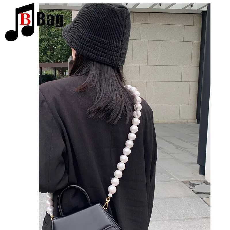25mm Pearl Bag Strap Beaded Design Bag Handle Belt Women Handbag Handles Replacement Handbags Strap Accessories phone decoration Z250618