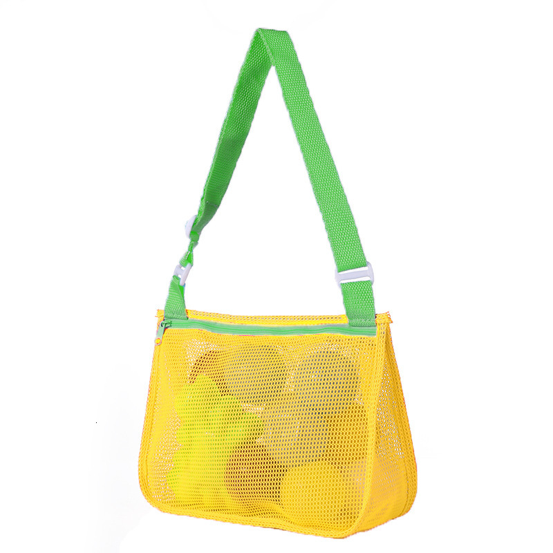 Single Shoulder Stationery Storage Stickers Toys Collection Beach Bag Clothes Children's Handheld Mesh Foldable