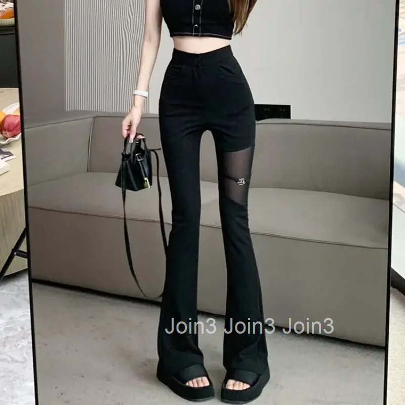 Cotton Fluid Womens Pants High Waist Female Trousers Slacks Clothing Y2k Streetwear Elastic Original Aesthetic All Medium Xxl G