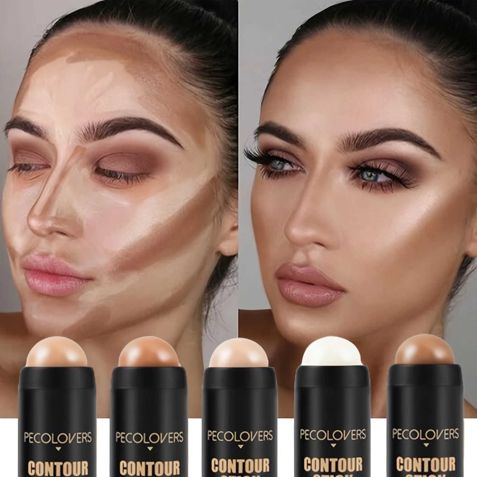 Makeup Face Contouring Bronzer Stick Multifunctional Highlighter Brightening Blusher Rouge Cream Modify Concealer Pen XJ250618