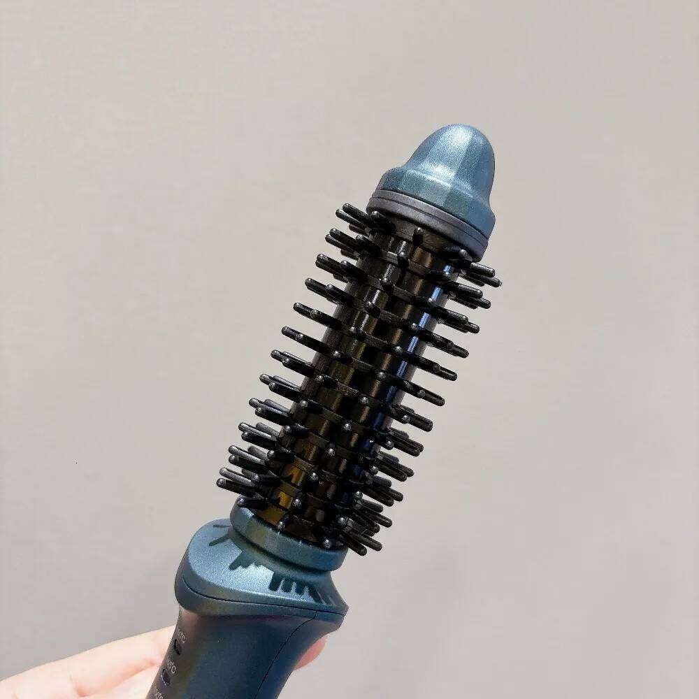 Portable Cordless Curling Iron 3 Temp Settings Automatic Straightener Anti-Scald Rechargeable Hair Brush for Travel