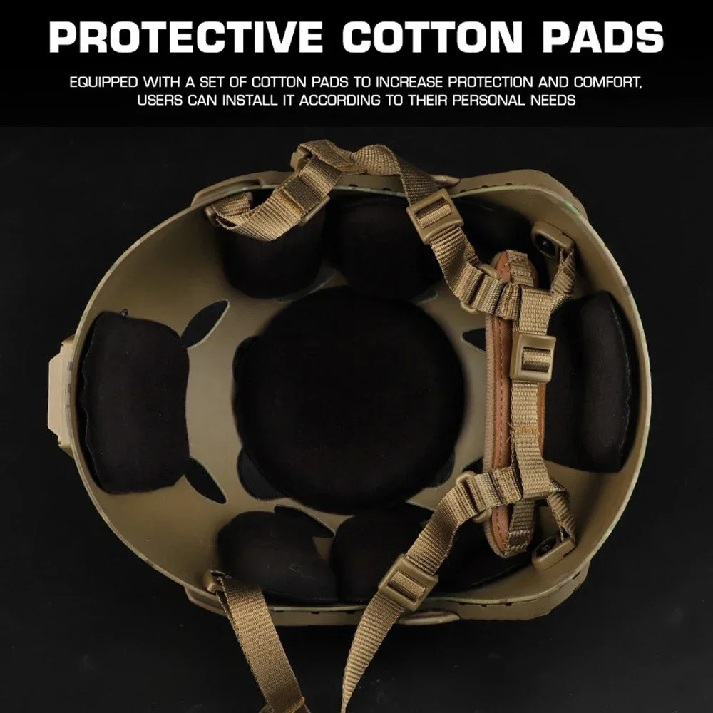 Tactical Helmet Simplified Version OpsCore SF Super High Cut Outdoor Cycling Paintball Protection Fast Airsoft y250611