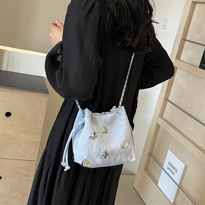 Free shipping designer Crossbody Bag Niche Bag Women Bag New Trendy Butterfly Versatile Shoulder Bag Popular Bucket Bag