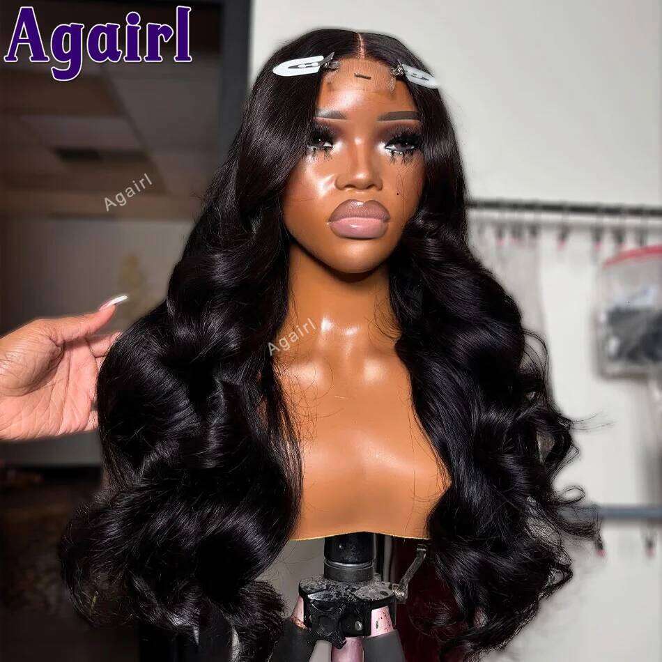 Ready To Go 5X5 6X4 Body Wave Human 32 Inch 13x6 Lace Frontal Wig Highlight Blonde Brazilian Hair Wigs For Black Women