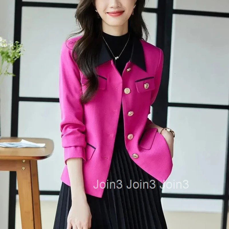 Slim Fit Solid Color Female Coat Korean Style Vintage New Products Youthful Lined Womens Jackets High Quality Harajuku Elegant