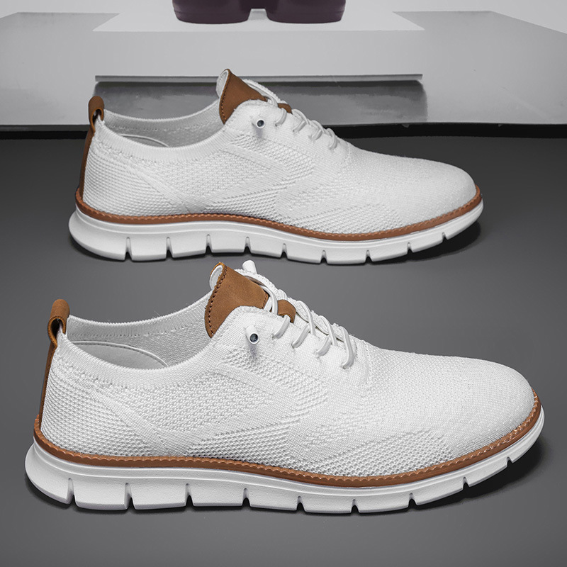 Plus Size Men S New British Style Sports Lightweight Casual Shoes Breathable Mesh Shoes For Men Ddmysaturn
