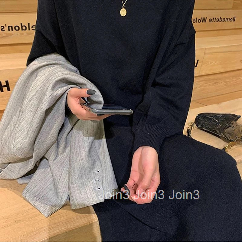 Long Clothes Dresses For Women Crochet Woman Dress Black Evening Knitted Robe Loose Maxi Offer Stylish New In Harajuku Y2k
