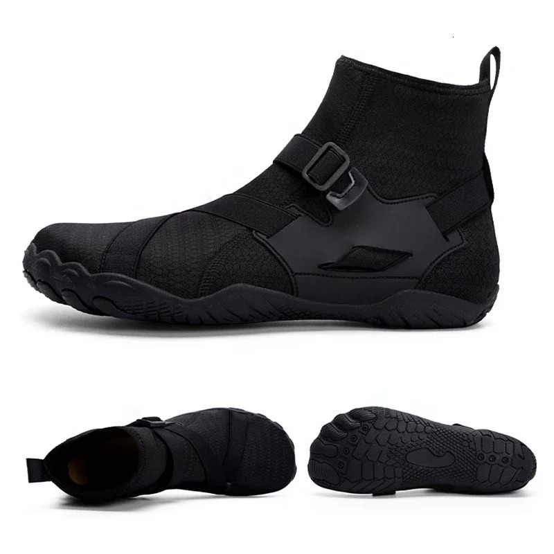 2024 Water Shoes for Men Women Swim Beach Shoes High Top Quick-Dry Zero Drop Barefoot Aqua Shoes for River Wet Pool Surf Kayak 250613