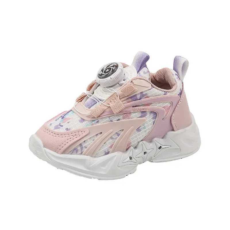 New Child Sneakers Spring Autumn Versatile Child Shoes Breathable Non Slip Soft Soled Girl Shoes Light Up Casual Basketball Shoe Z250618