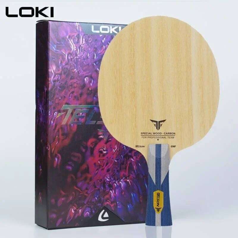 ---1PC LOKI Stinger Table Tennis Blade Racquet 5 Wood 2 Carbon External Bottom Plate CNF Fiber Pingpong Racket
