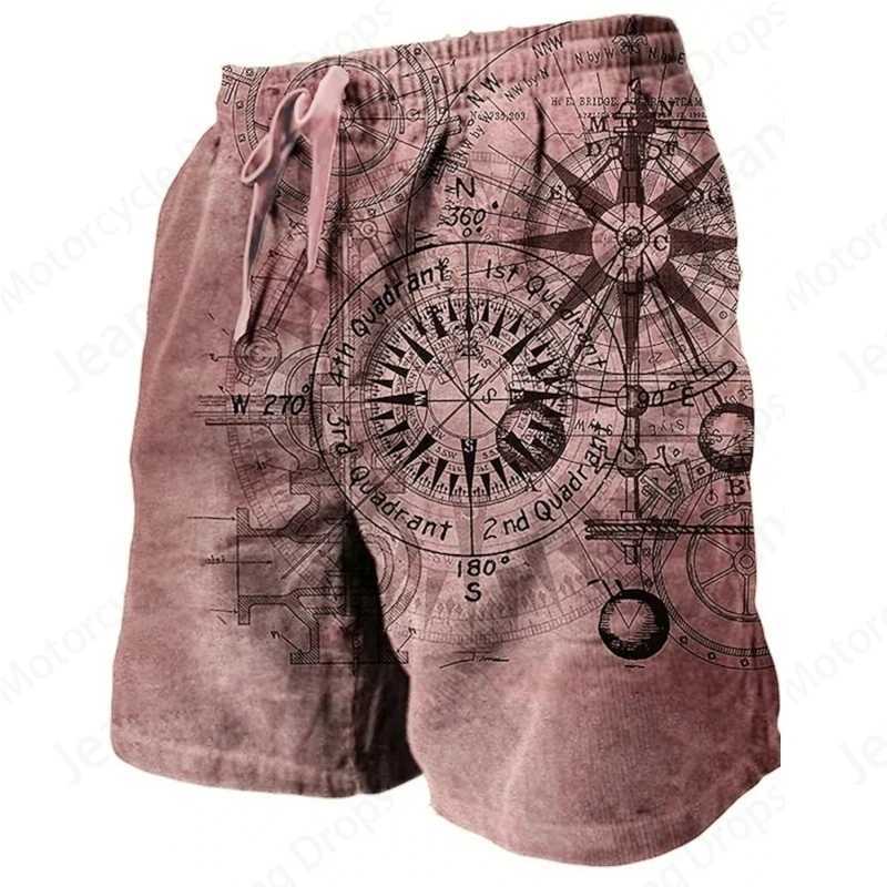 Vintage Beach Shorts Pants Knights Print Short Men Women Board Short Sport Gym Swim Trunk Hawaii Swimsuit Quick Dry Trunks Boy XJ250618