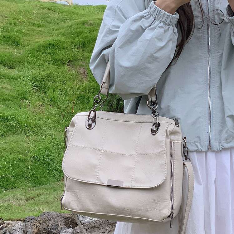 New High-Quality Texture for Women, Large Capacity 2025 New Fashion Versatile Soft Leather Crossbody Bag, Handheld Commuter Tote Bag