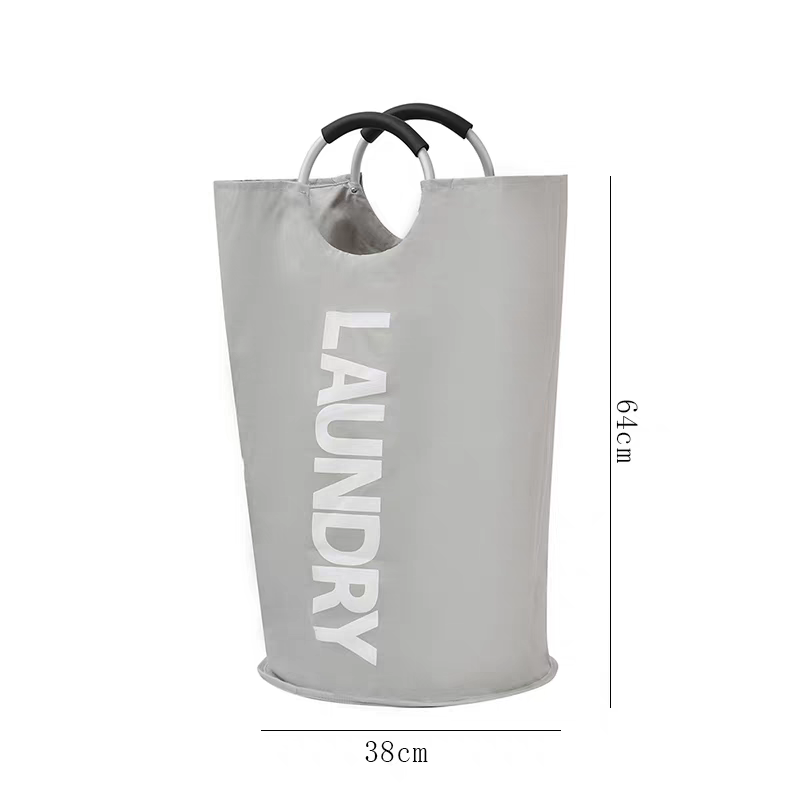 Canvas waterproof laundry storage basket, large capacity laundry basket, dirty clothes storage bag, household storage bin, manufacturer price, expert 