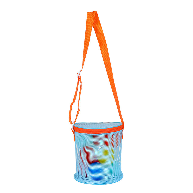 New Beach Children's Shell Outdoor Butterfly Dragonfly Shrimp Fishing Wild Picking Mesh Cylinder Storage Bag