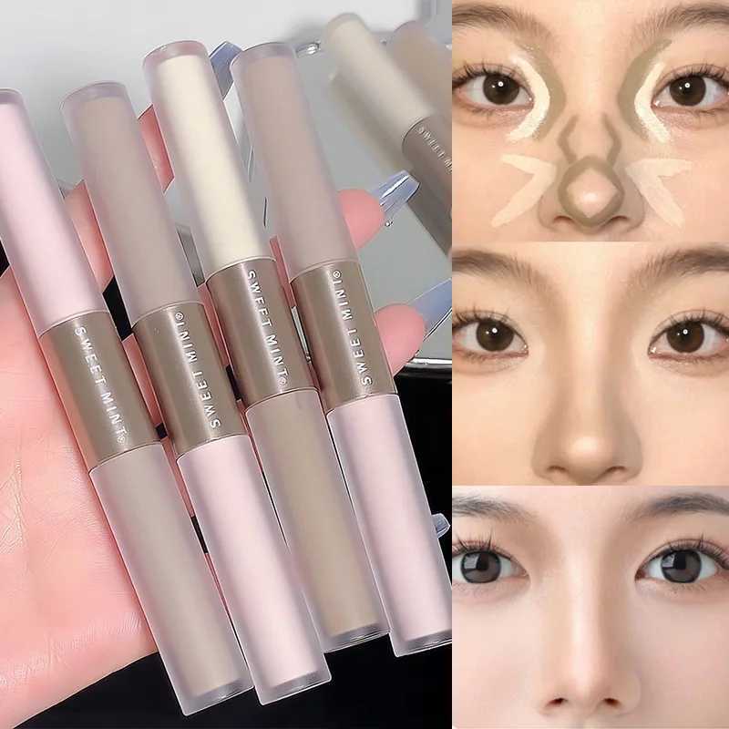 SWEETMINT Double-Ended Liquid Contour Stick - Highlight Shadow Long-Lasting Easy to Use Natural Finish XJ250618