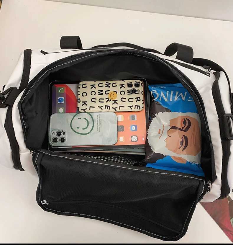 Travel Bag with Large Capacity Short Distance Luggage Bag With Printed Name Custom Fitness Bag Sports Training Bag DIY W250618