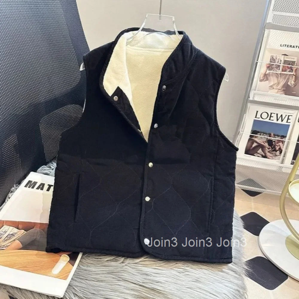 Lady Giletes Half Slim Fit Short Elegant Cold Autumn Classic Working Womens Padded Cotton Vests Youthful Pretty Warm Cheap
