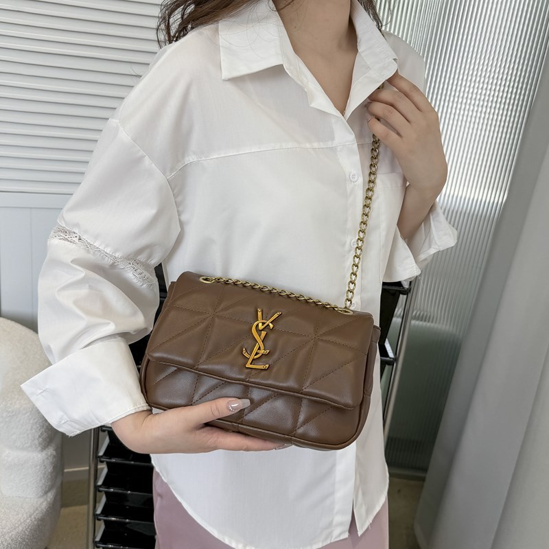 Hot Free shipping designer bags for womens Shoulder bags khaki white brown black New trendy and stylish diamond grille style crossbody bag