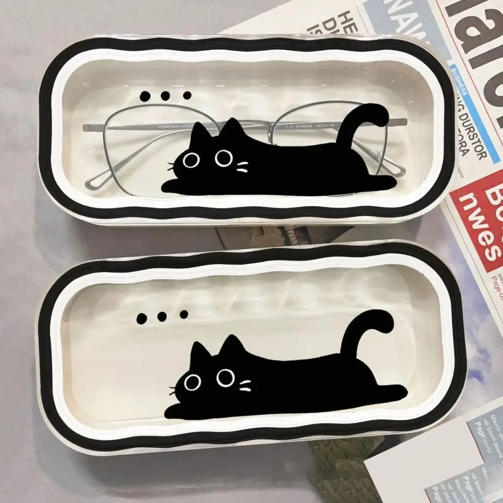 Kawaii Puppy Transparent Glasses Case Cute Cat Sunglasses Storage Box Glasses Protective Case Gifts for Girls 250617