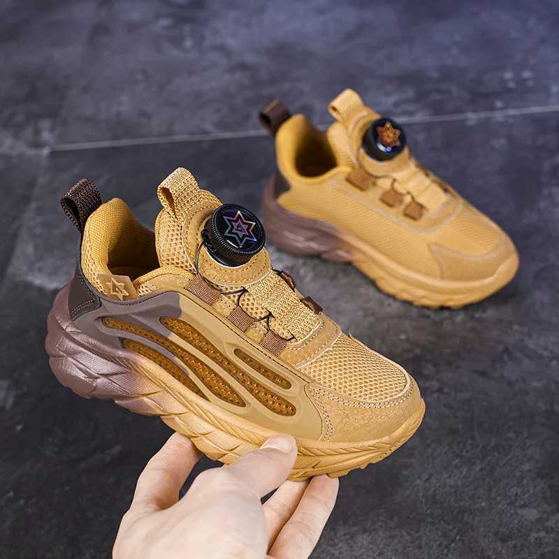 Childrens Casual Shoes For Boys Breathable Sneaker Girls Fashion Air Mesh Kids Students School Running Sports Shoes Z250618
