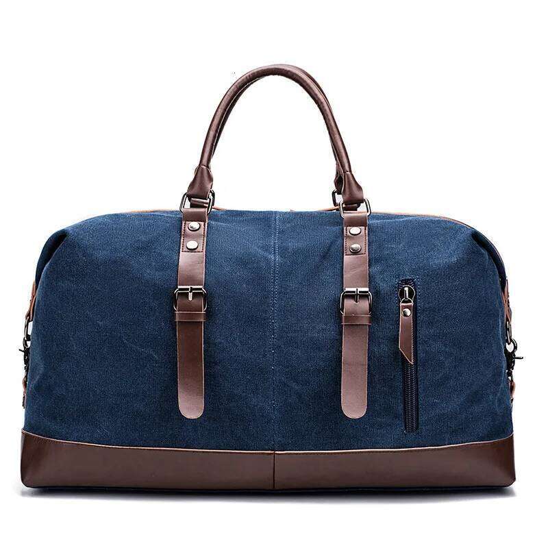 Large Capacity Canvas Leather Travel Bags Carry On Bag Lage Men Duffel Bag Lage Travel Bags