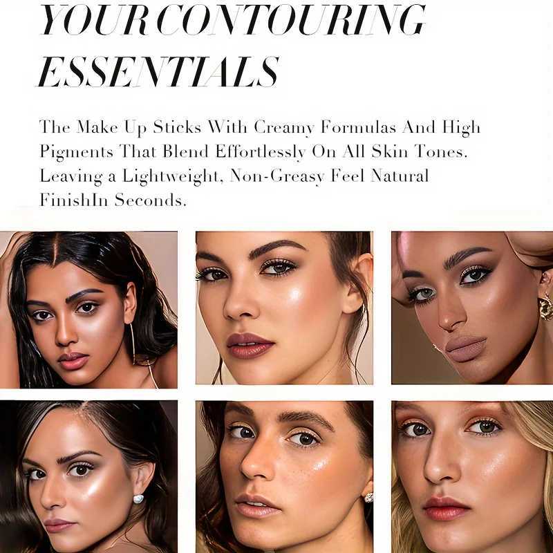 Liquid contouring solution shapes contours brightens skin tone breathes and enhances facial three-dimensional makeup 8g XJ250618