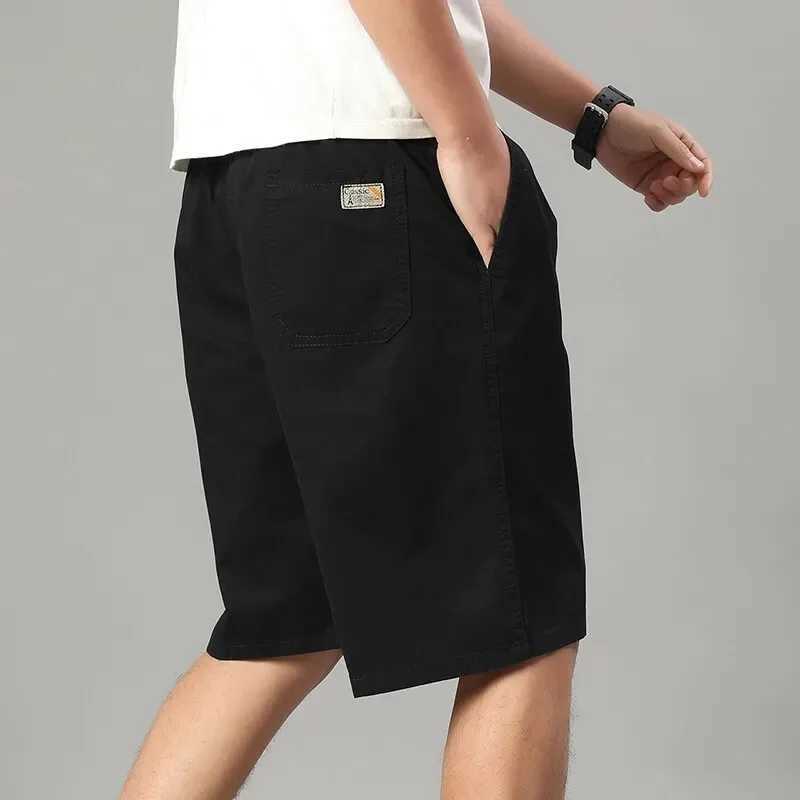 Summer Light Weight Shorts Outdoor Sports Cool Breathable Beach Loose Fit Cotton Bermuda with Pocket Big Size Mens Cargo Shorts XJ250618