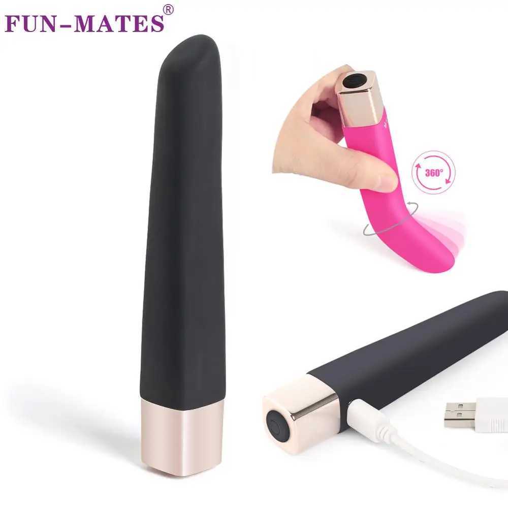 USB Mini Bullet Vibrators For Women 16 Speeds Vibrating Clitoris Stimulator Lipstick Masturbator Finger Vibrator Sex Toys for Women XJ250618