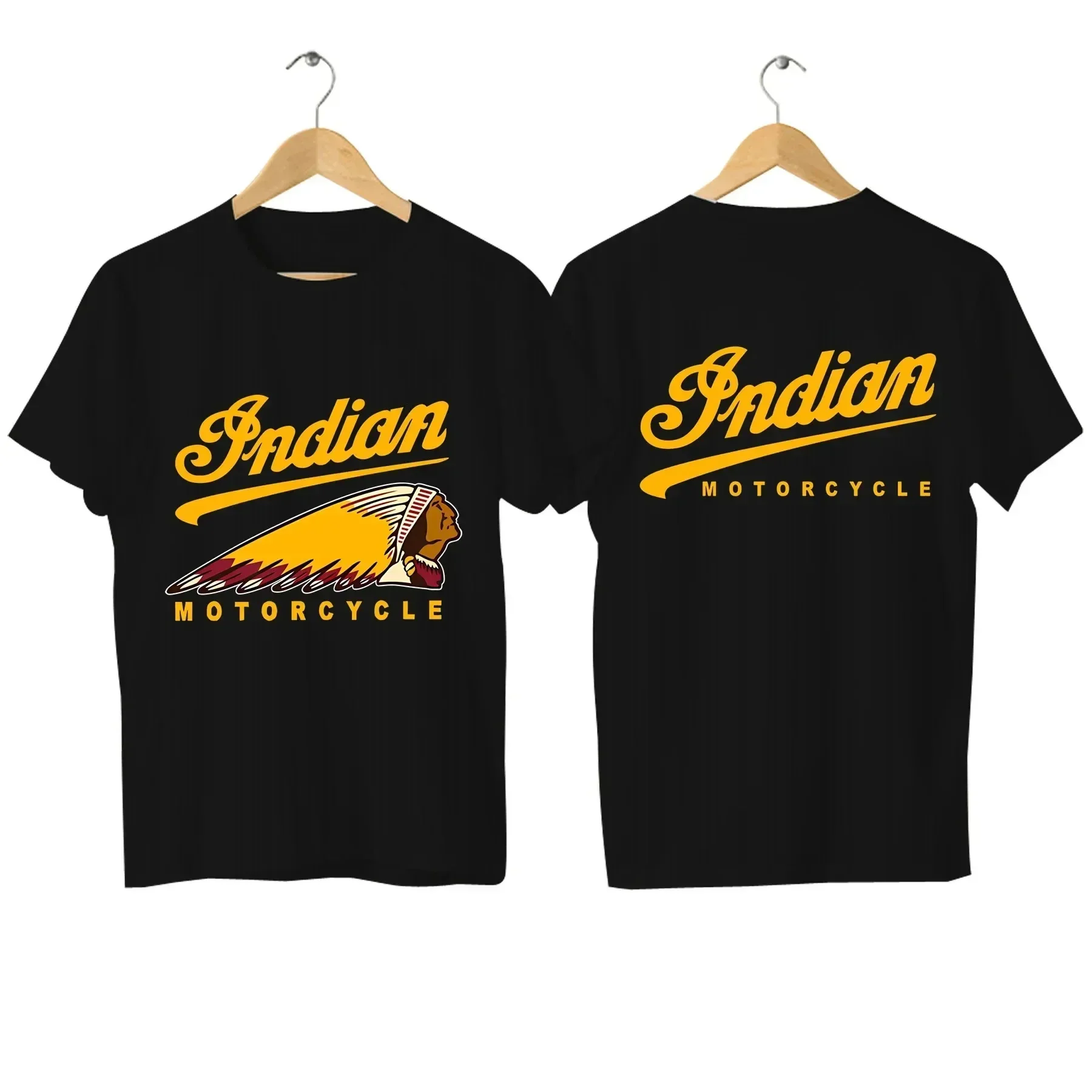 New Men'S T-Shirt Casual Pure Cotton T Shirt Graphic Oversized Motorcycle Street Clothing Casual Top