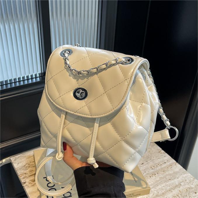 Free shipping designer Bag Quilted Chain Bag Small Bag Women Bag New Backpack Trendy Fashion Shoulder Bag Commuter Small Backpack