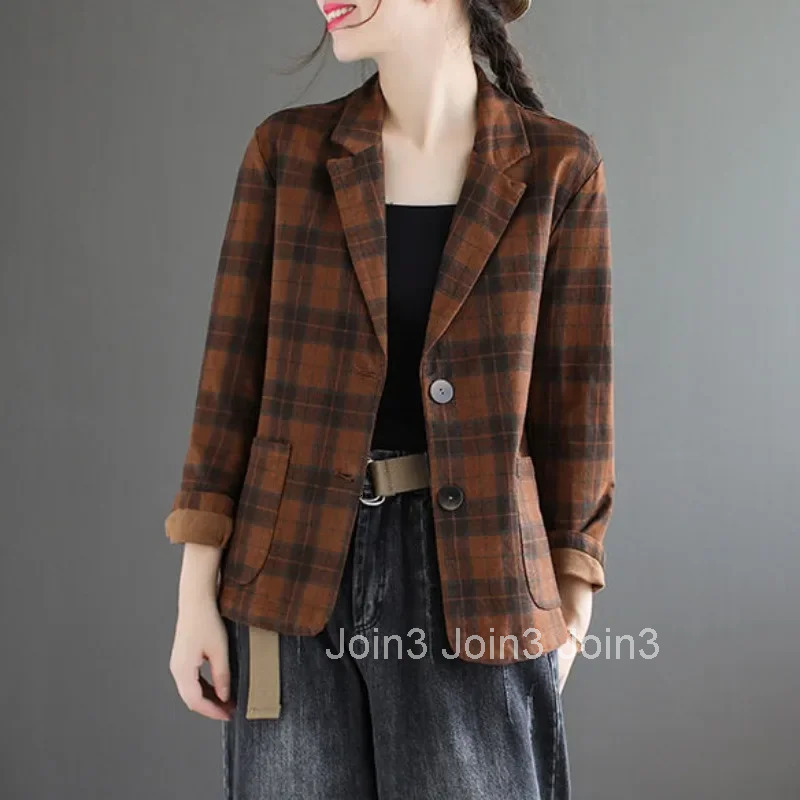Coats for Women Loose Jacket Spring Autumn Classic Womens Suit Tailoring Outerwears 2025 New Collection Trend Sale Blazer Woman