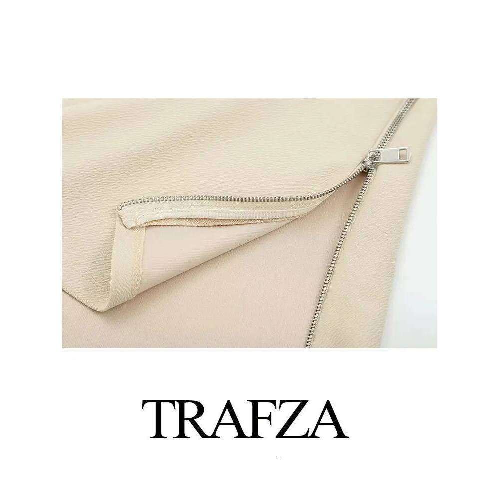Designer Clothing 2025 Summer New Sexy Solid Color Tubeless Short Fashion Side Zipper Sleeveless Backless Women's Street Top