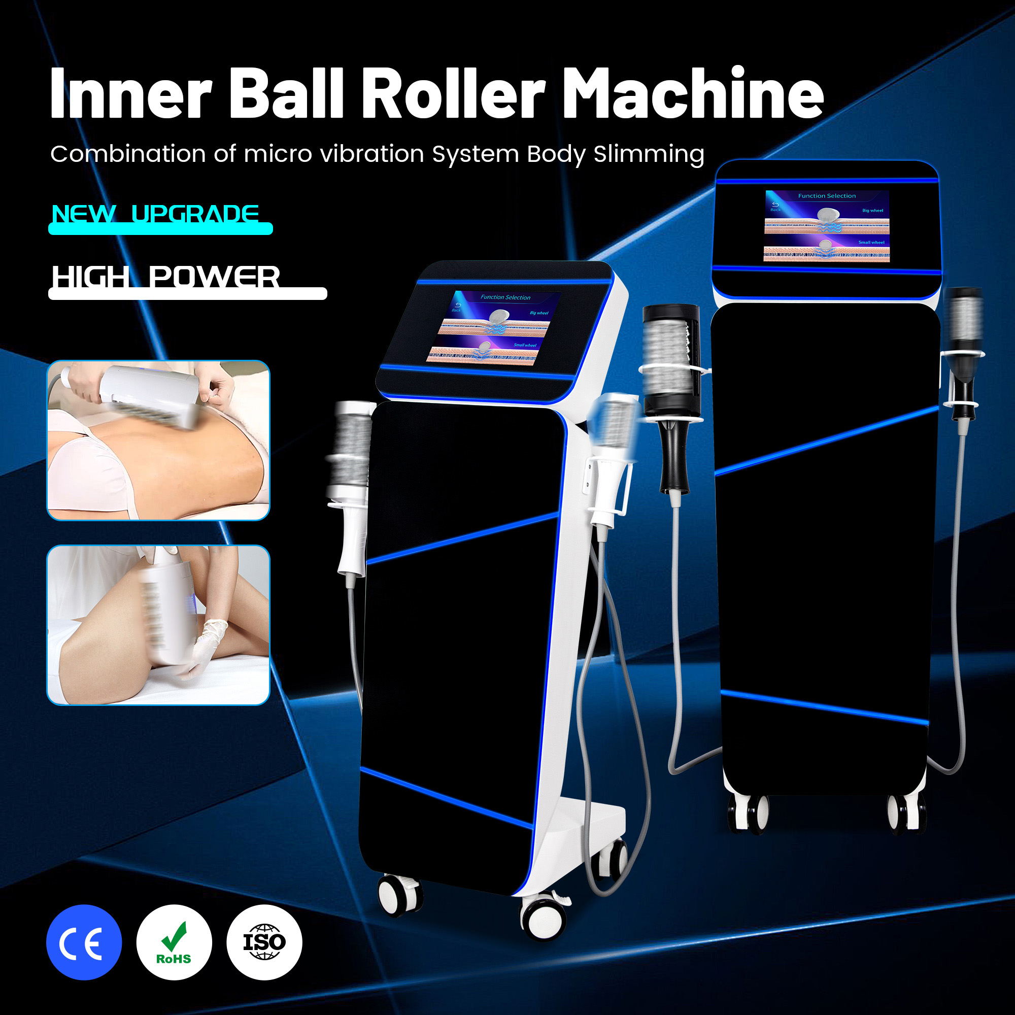 2025 Body Sculpt Machine Roller Electric Muscle Stimulator Fat Burner Weight Loss Body Care Massage Devices