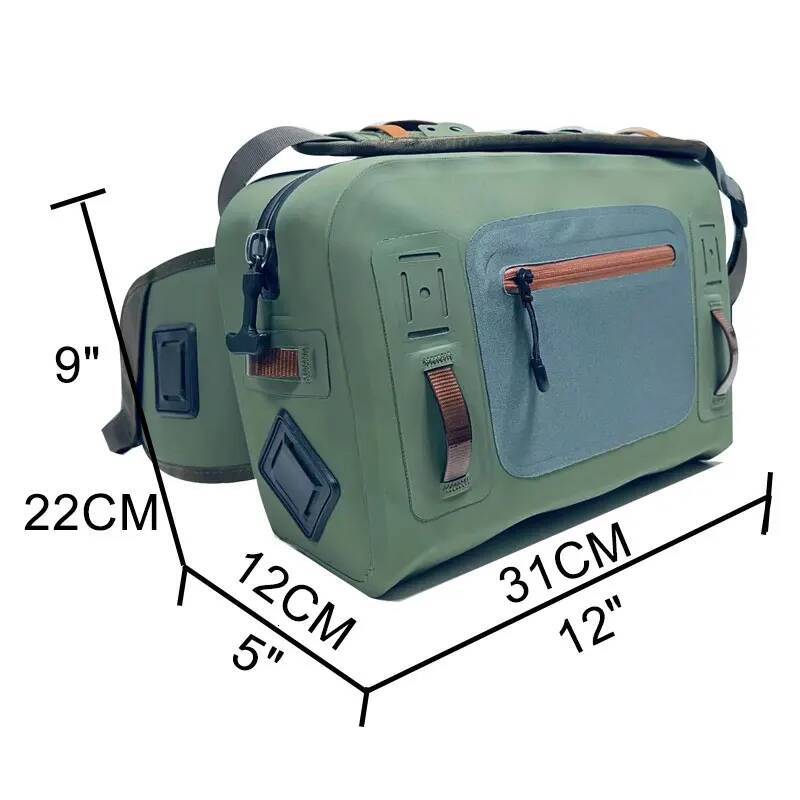Fly Fishing Wait Hip Pack Fanny Tackle Storage Cross Body Sling Versatile Waterproof Dry Bag for Canoeing Surfing Kayking High quality designer