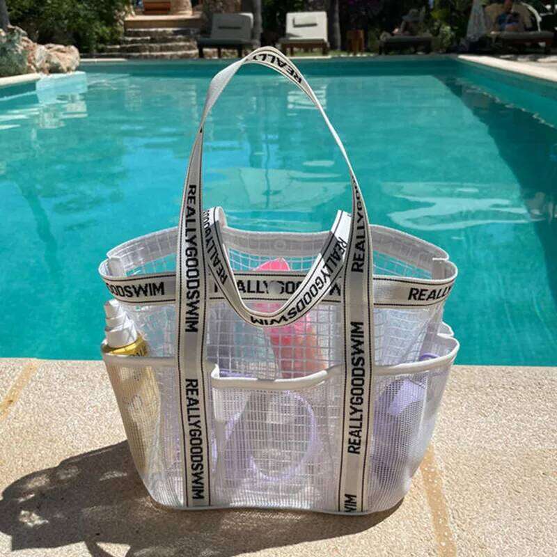 Shoulder bag Waterproof Beach Bag Korea Swimming Dry And Wet Separation Large-Capacity Multi-Pocket Travel Wash Storage Portable Net