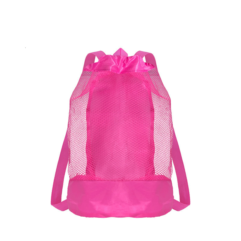 Large Capacity Mesh Multifunctional Travel Backpack Beach Children's Miscellaneous Toy Storage Bag