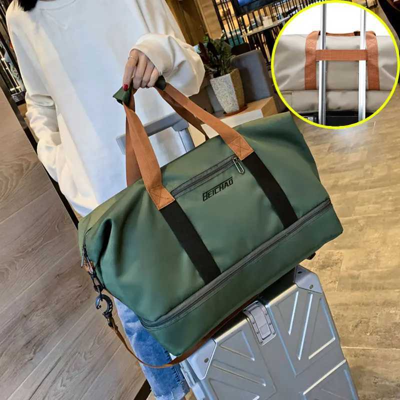 Travel Gym Bag Short-distance Luggage Portable Fitness Bags Shoulder Crossbody Chest Bag Handbags Duffle Carry On Weekender Bag W250618