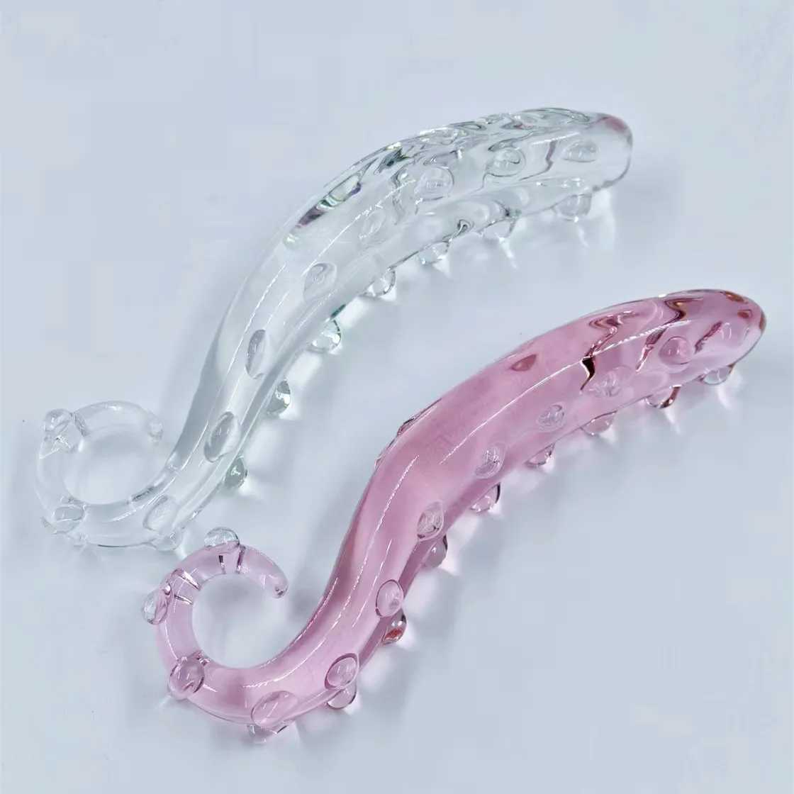 Pink Crystal Glass Anal Plug for Women Butt Plugs Penis Nightlife Anus Dildo Adult Masturbation Adult Gay Sex Toys Lover Gifts W250618