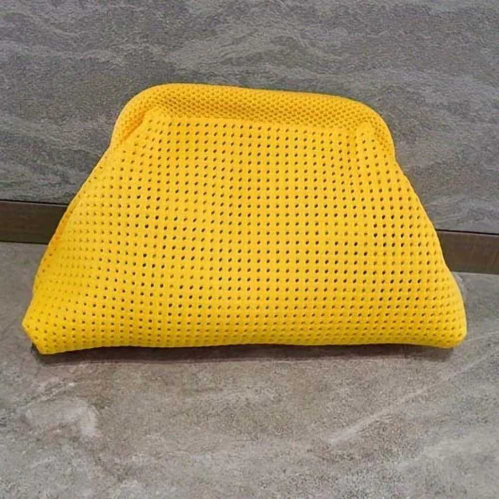 Storage Bag Polyester Summer Beach Clutch Bag Soft Elastic Small Crochet Handbag Breathable Large Capacity Purse Party Z250618