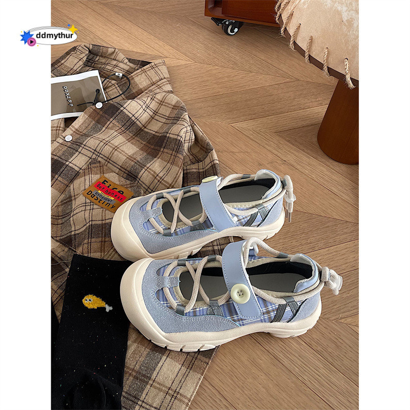 Cute Funny Big Head Versatile Thick-Soled for Women 2024 New Spring and Autumn Student Internet Celebrity High-End Sneakers ddmythur