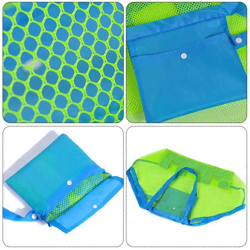 Children Sand ay Portable Mesh Bag Kids Toys Storage Bags Swimming Large Beach Bag for Towels Wen Cosmetic Makeup organizer B250618