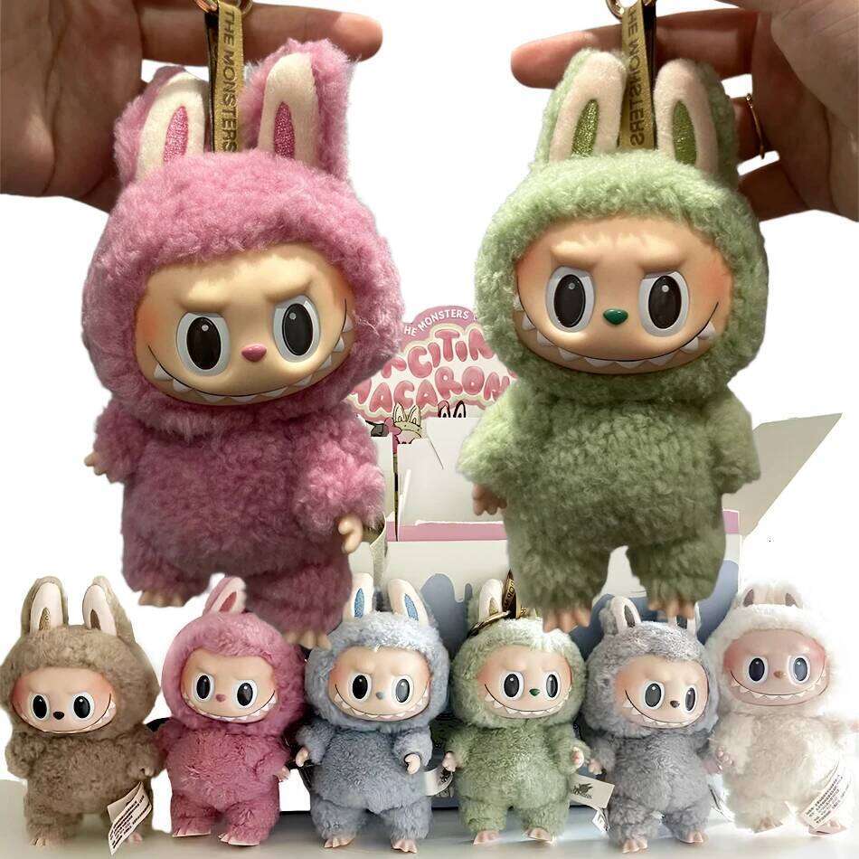 NEW High Quality Cute Labubu The Monsters Box Toys Cardiac arone Kawai Figure Model Bag Gift 1:1 Replica Goods