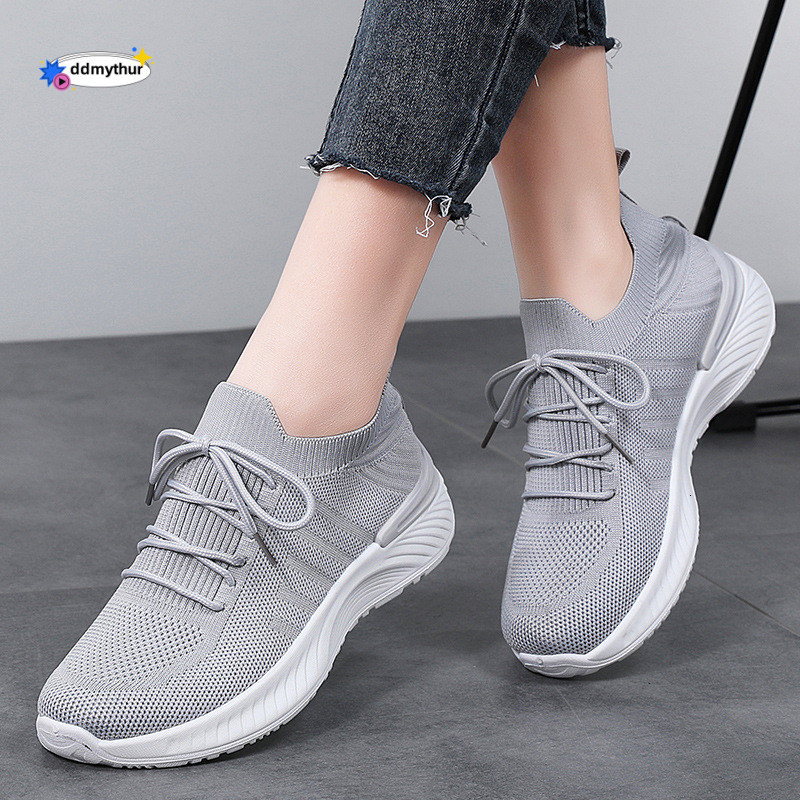 Plus 2025 New Spring Mesh for Women Fashion Lace-up Sneakers Ladies Non-slip Shoes Size 36-42 ddmythur