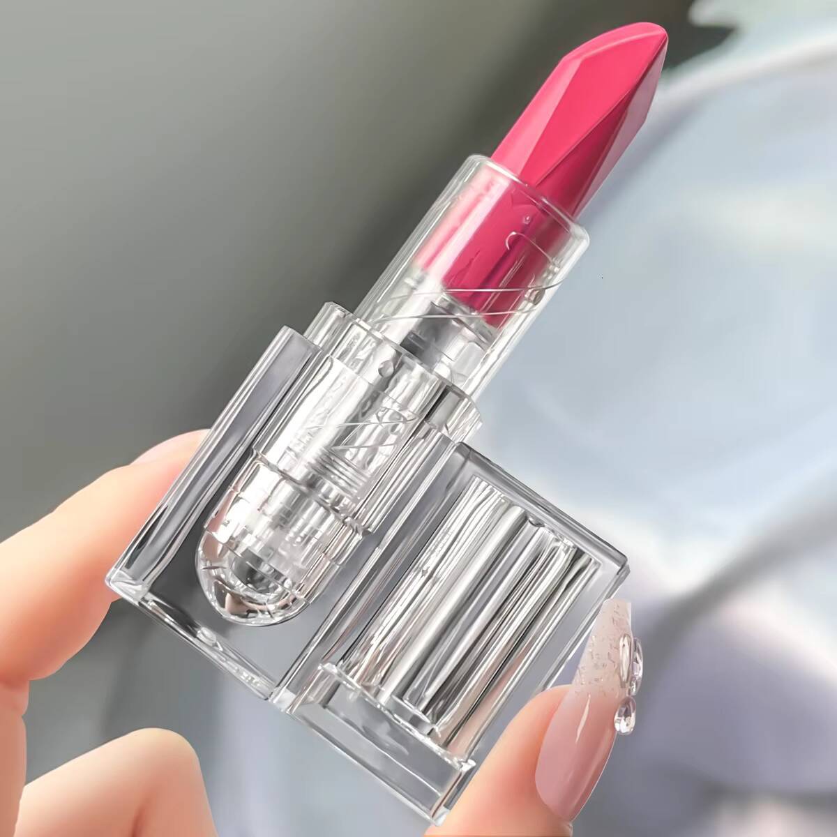 Velvet Matte Pencil Waterproof Long-lasting Sexy Nude Pink Lipstick Non-sticky Canned Lip Color Cosmetics happy